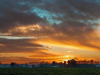 20160119 0014 1  Zonsondergang boven de Winter : Winter