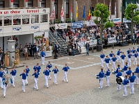 20220606-0486 : Belgie, Evenementen, Events, Hamont-Achel, Hettstedter Spielmannszug Blau Weiss 1919, Maandag, Mars en showwedstrijden, Mars en showwedstrijden 2022, Muziekgroepen, Plaatsen