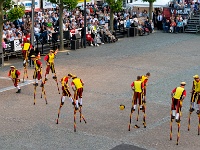 20220604-0263 : Belgie, Evenementen, Events, Hamont-Achel, Mars en showwedstrijden, Mars en showwedstrijden 2022, Merchtem Koninklijke Steltenlopers, Muziekgroepen, Plaatsen, Taptoe