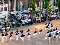 20220604-0439 : Belgie, Evenementen, Events, Hamont-Achel, Mars en showwedstrijden, Mars en showwedstrijden 2022, Muziekgroepen, Plaatsen, Strausberg Fanfarenzug, Taptoe