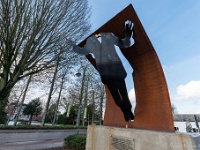 20210124 0066  Hulde aan KF Kempenbloei : Engelszell Trappisten wandelroute 2021, Wandelingen, Achel centrum