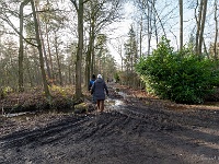 20210131 0044  Af en toe is het ploeteren : Rochefort Trappisten wandelroute 2021