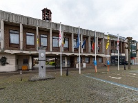 20210123 0003  Vertrekpunt stadhuis Hamont-Achel : Westmalle Trappistenwandelroute 2021