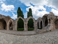 20221019-0066-Pano-bewerkt  Bellapais Abbey Kyrenia. : Bellapais abbey, Kerken tempels en ruines, Kyrenia, Noord Cyprus, Plaatsen