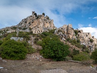 20221020-0020-Pano  St Hilarion Castle Kyrenia. : Kerken tempels en ruines, Kyrenia, Noord Cyprus, Plaatsen, St Hilarion Castle