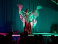 20221020-0187  Turkish belly dancer. : Noord Cyprus, Plaatsen, Turkse avond