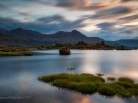 20131001 0143  Sunset over Upper Loch Torridon