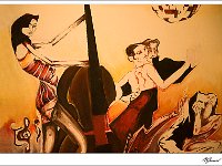 20100625 0031  Tango van de zusjes Kreemers : Kachel kunst