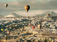 Hot air balloonig over Cappadocia Turkey 2 : Turkije 2013