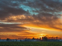 20160119 0014 1  Zonsondergang boven de Achterhoek : Winter